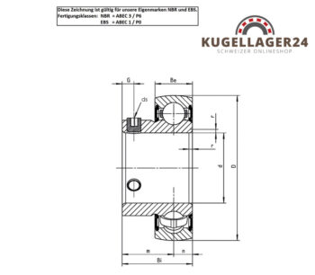 Lagereinsatz SB – NBR